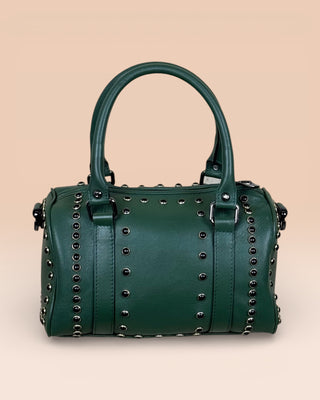 Studded Lambskin Bowling Bag - DOM BORCHIATA