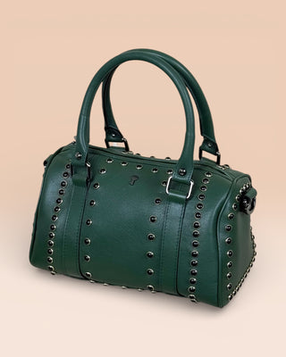 Studded Lambskin Bowling Bag - DOM BORCHIATA