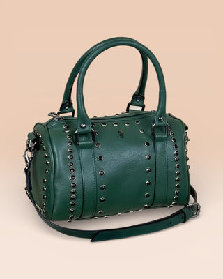 Studded Lambskin Bowling Bag - DOM BORCHIATA