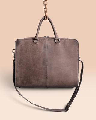 Laptoptasche aus Nubukleder – GALLA NABUCK