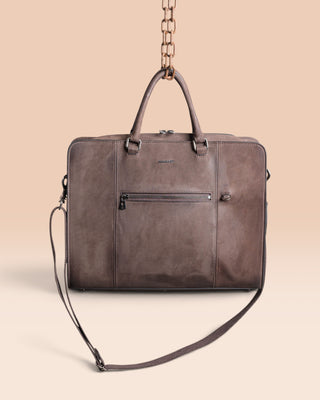 Laptoptasche aus Nubukleder – GALLA NABUCK