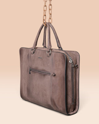 Laptoptasche aus Nubukleder – GALLA NABUCK