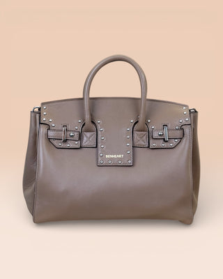 Borsa da donna in pelle borchiata - GINEVRA SMALL STUDDED