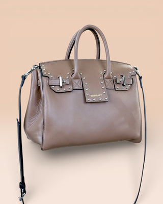 Borsa da donna in pelle borchiata - GINEVRA SMALL STUDDED