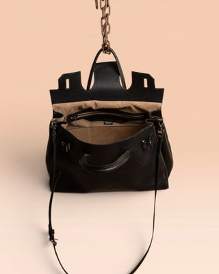 Women's Handmade Leather Bag - Ginevra Special Medium