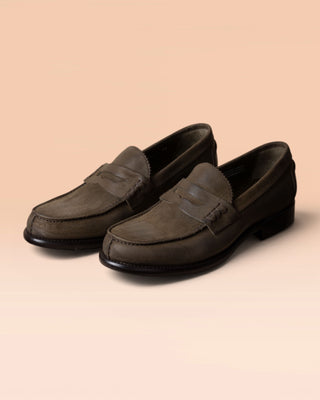 Suede Penny Loafers - Q501 MARTINI