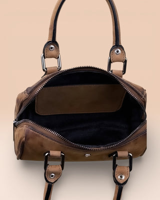 Borsa da donna in pelle nabuk - STEVEN NUBUCK