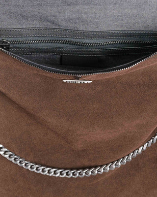 Women’s Lamb Suede Fringe Bag - VENICE