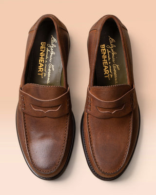 Buffalo Suede Penny Loafers – ZETE